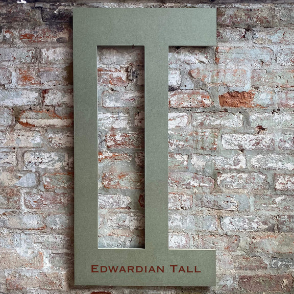 Moisture resistant Edwardian Tall Wall Panelling on a brick wall.