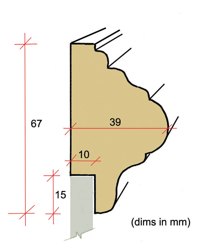 Deep Rebated Dado Rail