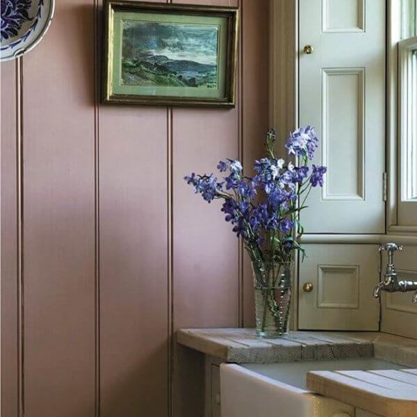 Panelling in Dusky Rose
