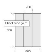 Short Wide Joint Diagram
